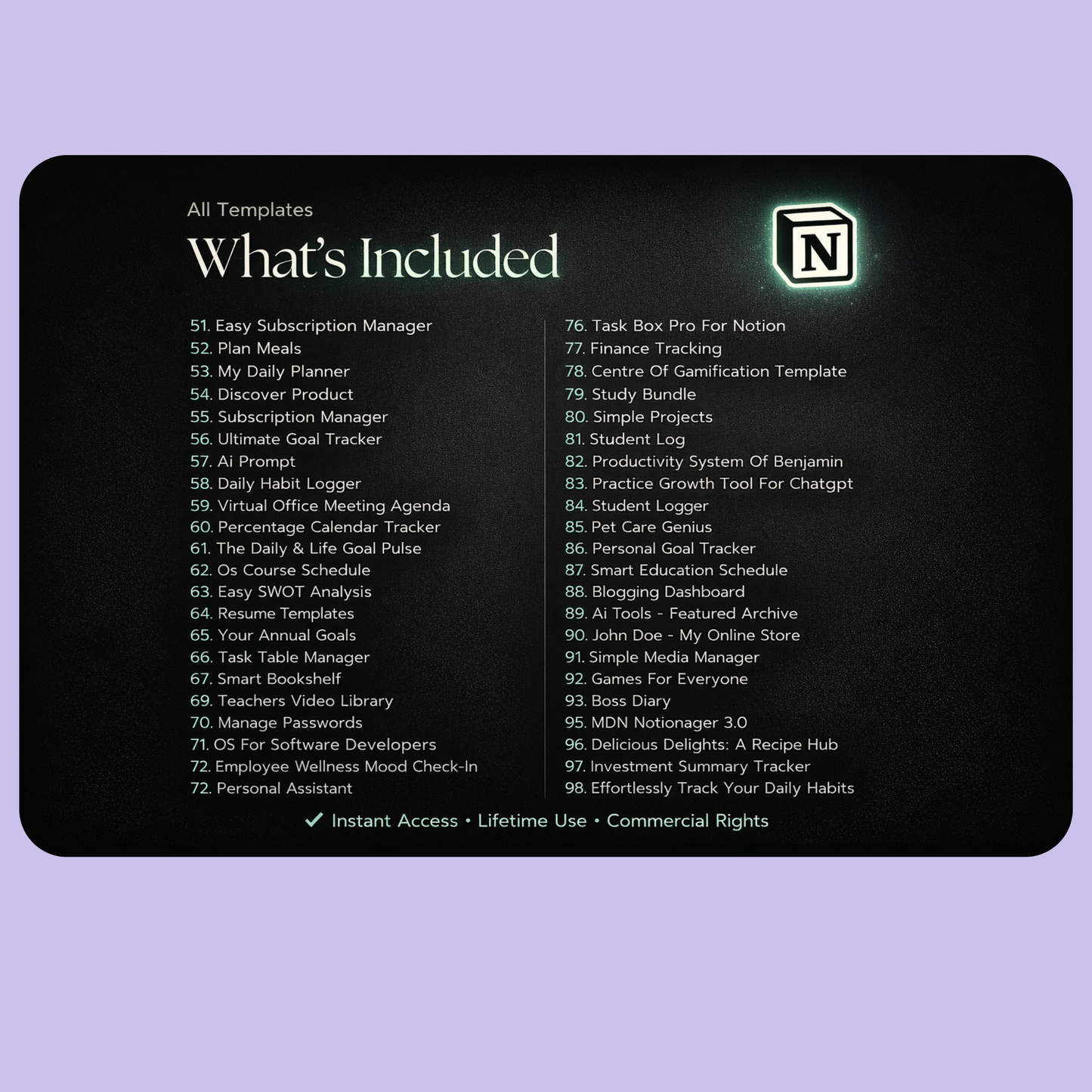 500 Notion Templates Business Bundle (PLR + MRR)